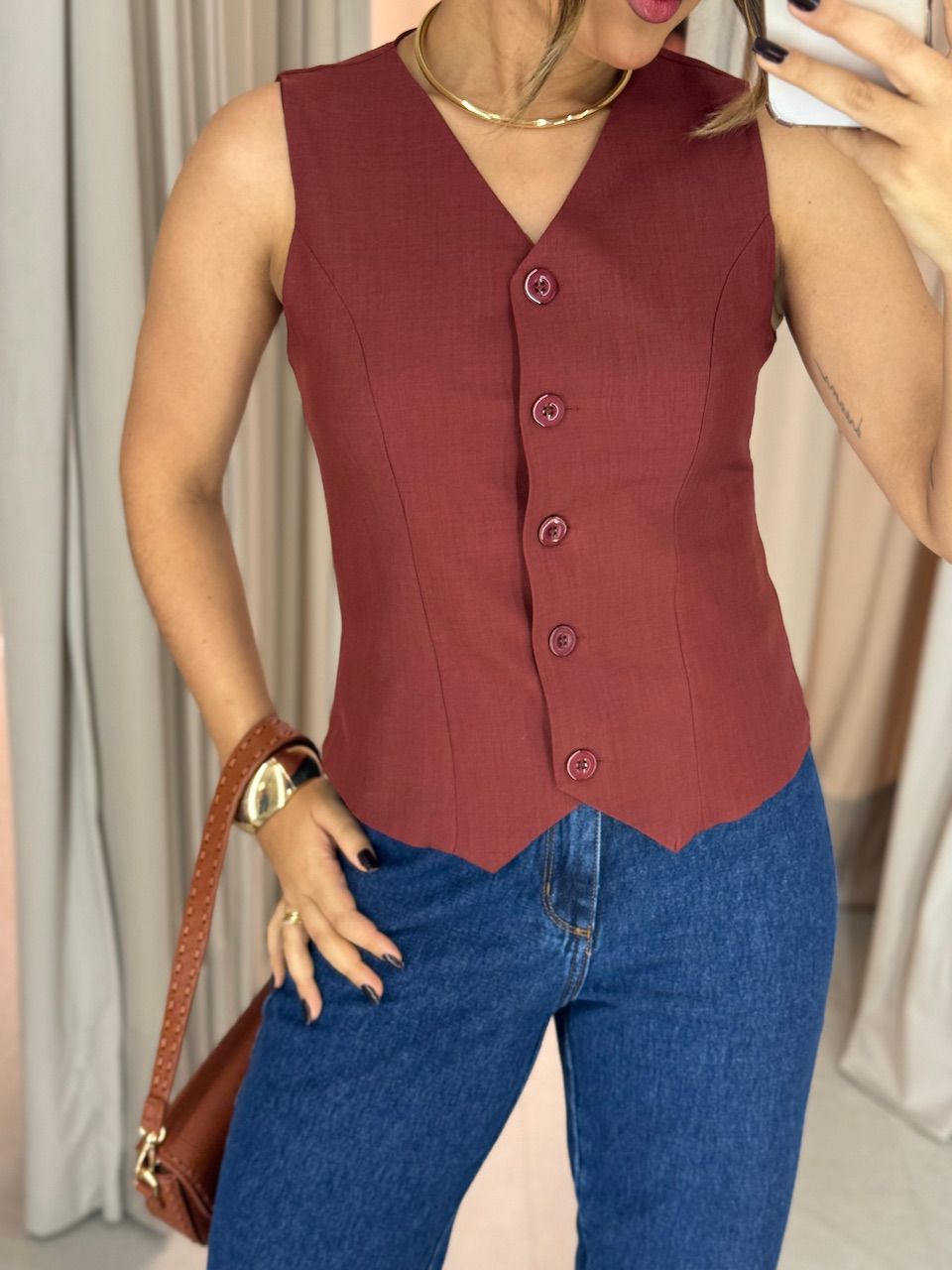 COLETE CRISTINA ALFAIATARIA TELHA - 0064230180 - CAROLLA FERRARO