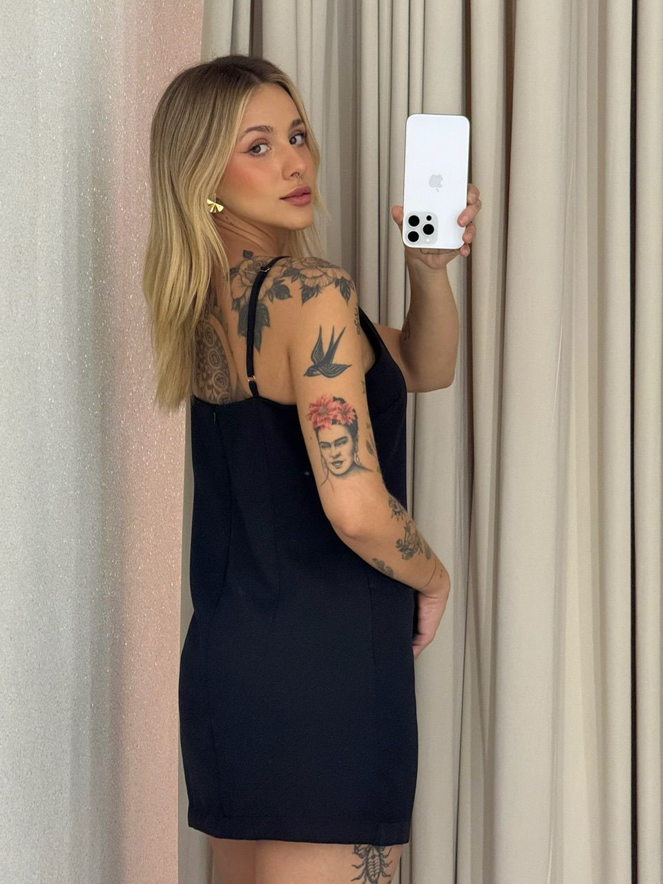 VESTIDO GIANE CURTO preto