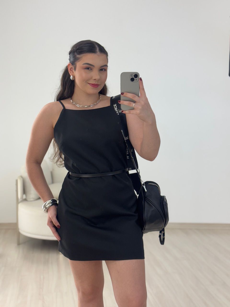 VESTIDO GIANE CURTO preto