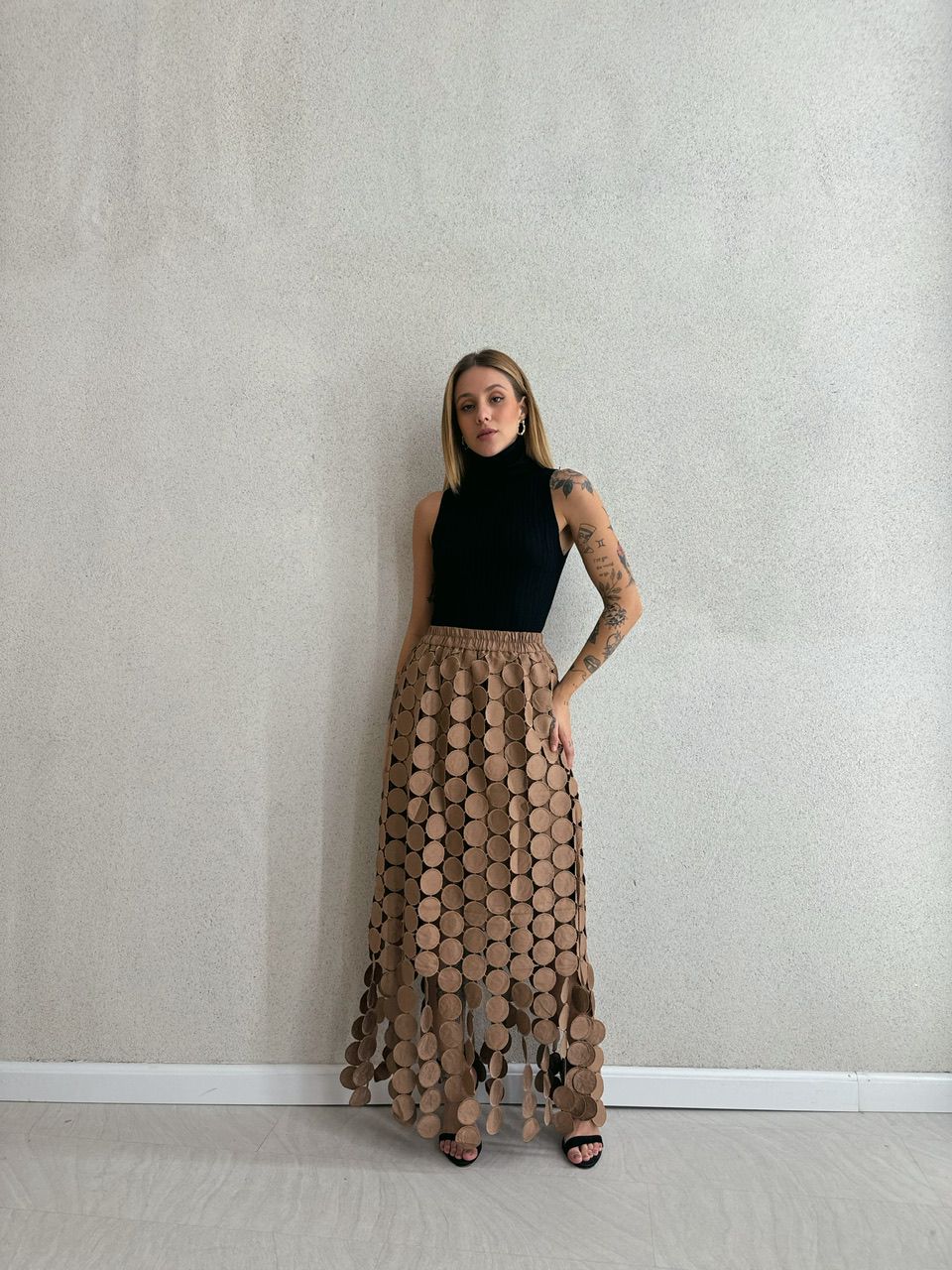 SAIA MELISSA 02 MIDI MARROM