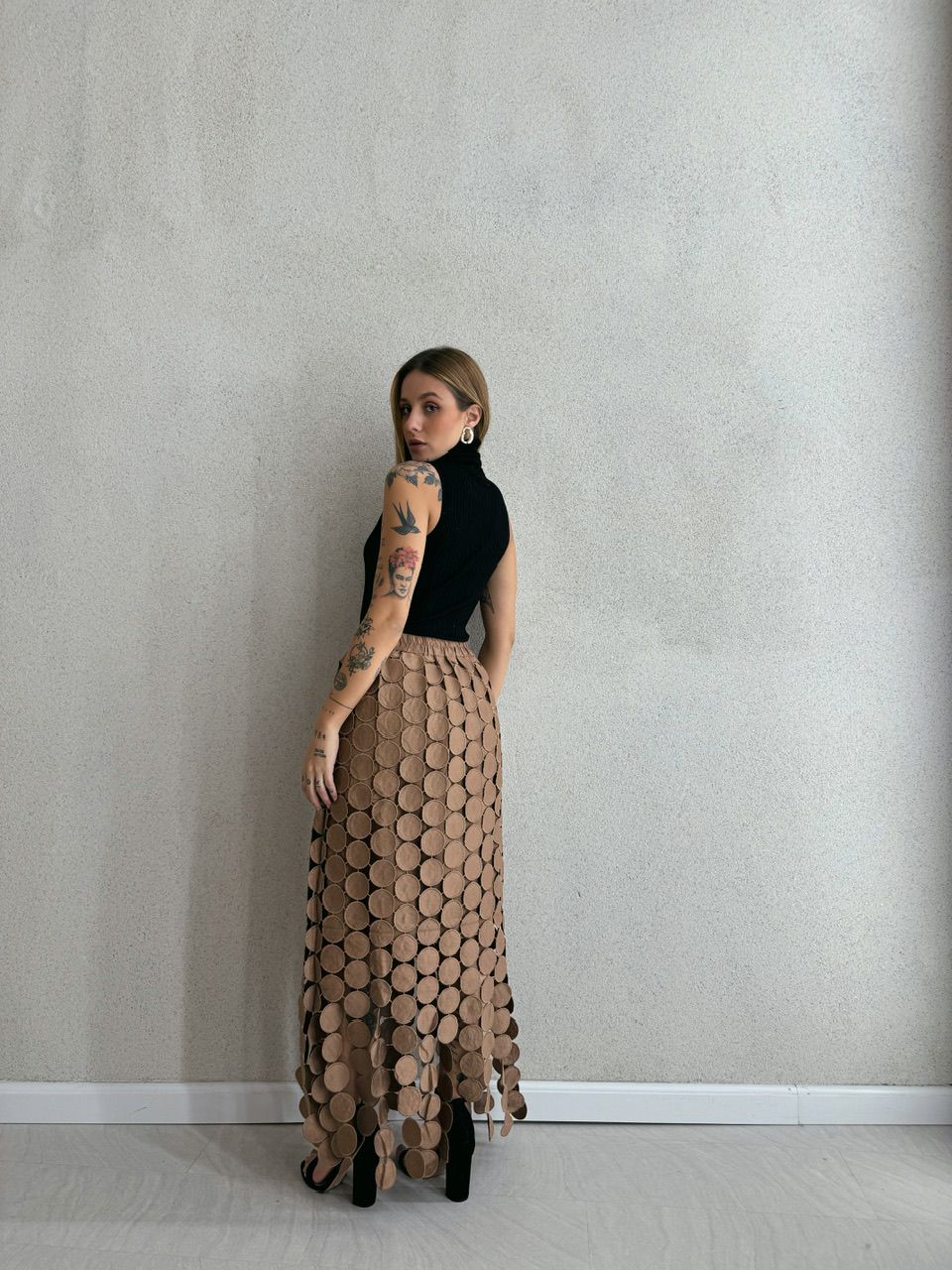 SAIA MELISSA 02 MIDI MARROM