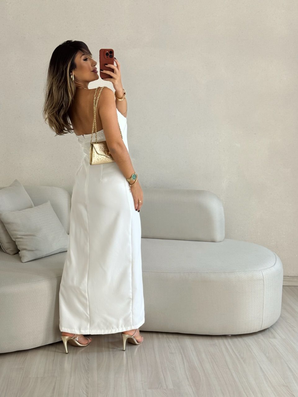VESTIDO RÚBIA FENDA OFF