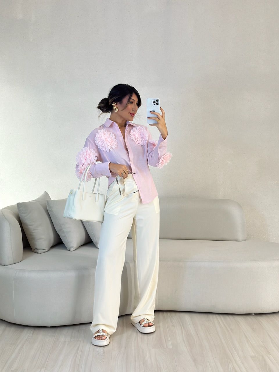 CAMISA MIA FLOR BABY PINK