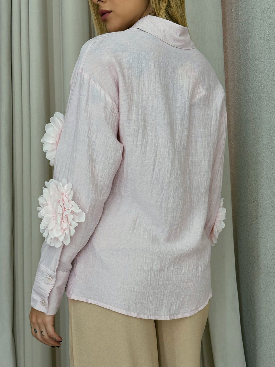 CAMISA MIA FLOR BABY PINK