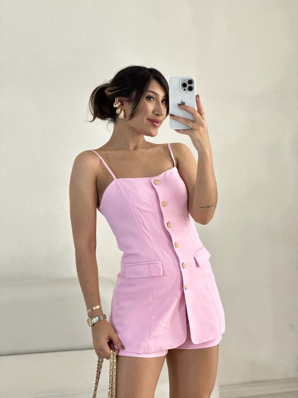 CONJUNTO CARMEN Short BABY PINK