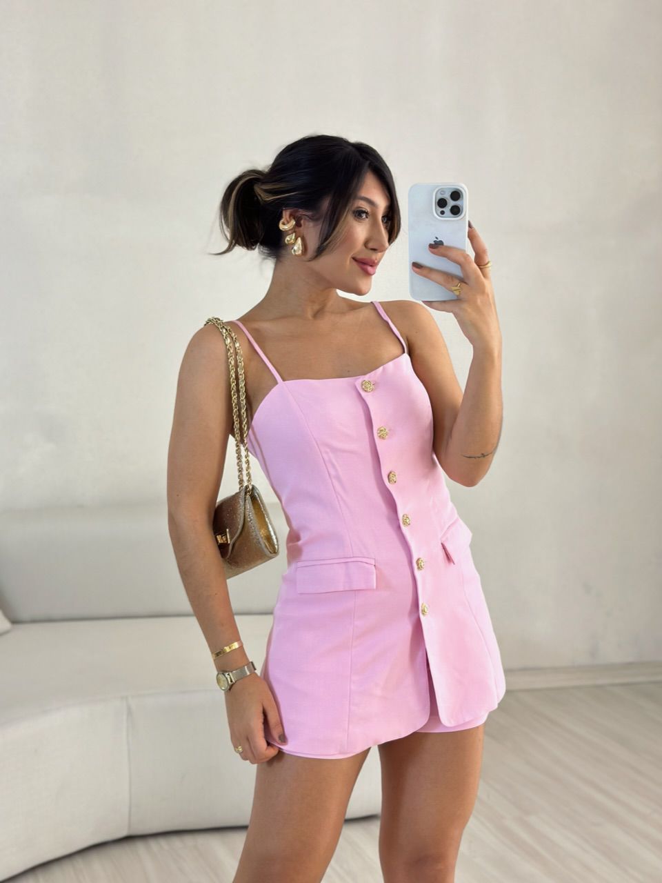 CONJUNTO CARMEN Short BABY PINK