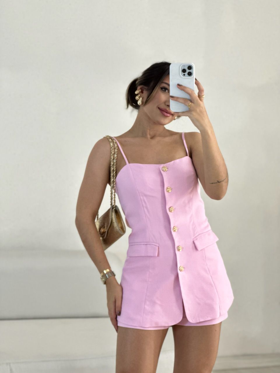 CONJUNTO CARMEN Short BABY PINK