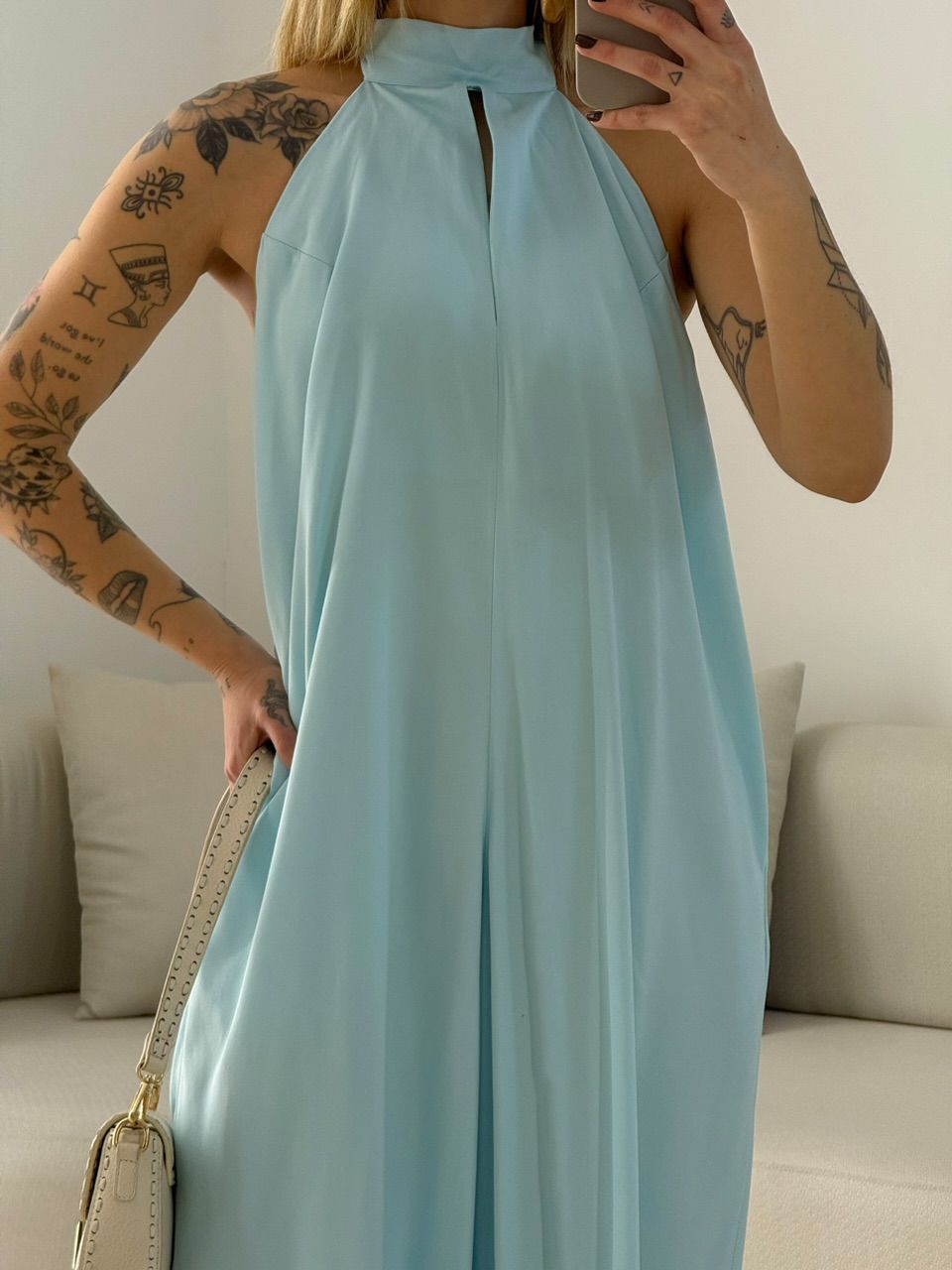 MACACAO MARTA DECOTE BABY BLUE