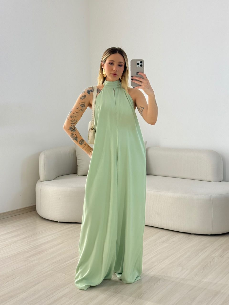 MACACAO MARTA DECOTE BABY GREEN