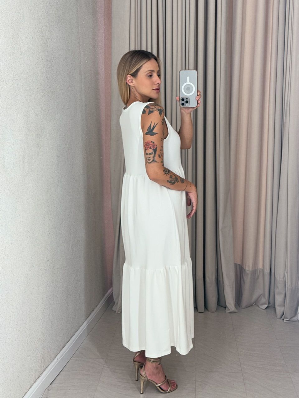 VESTIDO GILDA CAVADO off