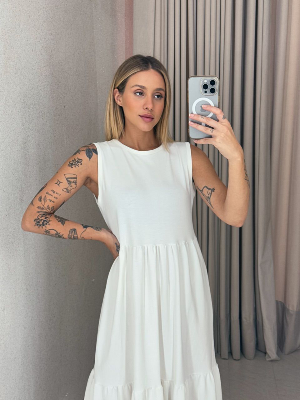 VESTIDO GILDA CAVADO off