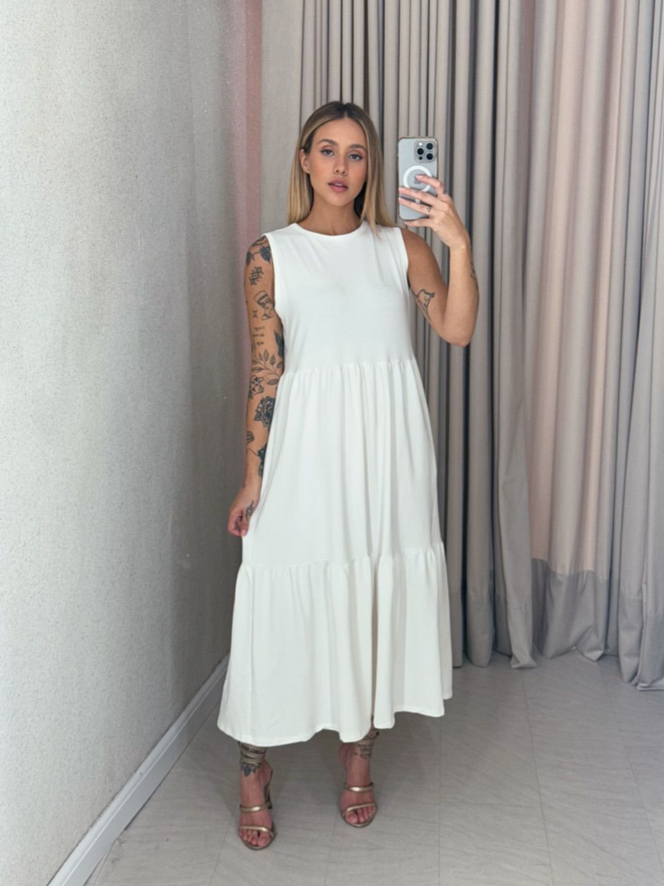 VESTIDO GILDA CAVADO off