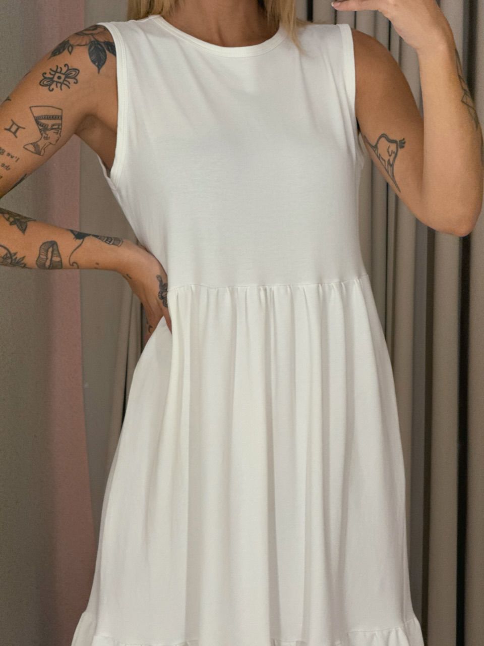 VESTIDO GILDA CAVADO off