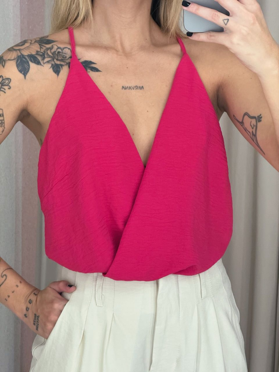 BLUSA SORAIA DECOTE Pink