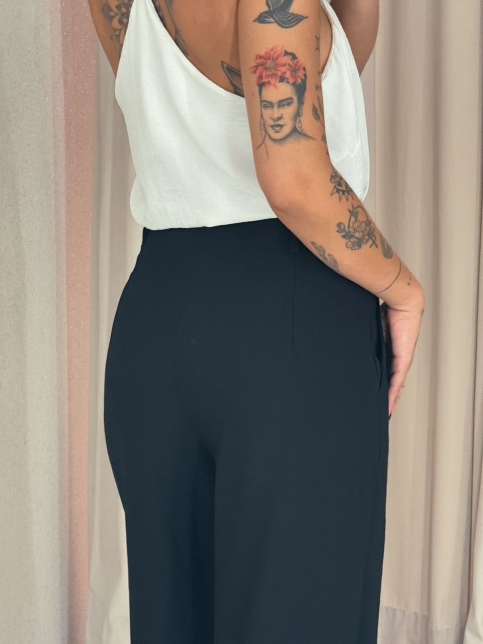 CALÇA IOLANDA PANTALONA PRETA