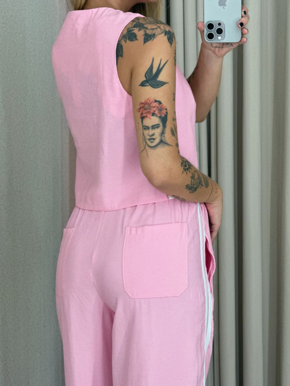 CONJUNTO ESTEFÂNIA LISTRAS Rosa