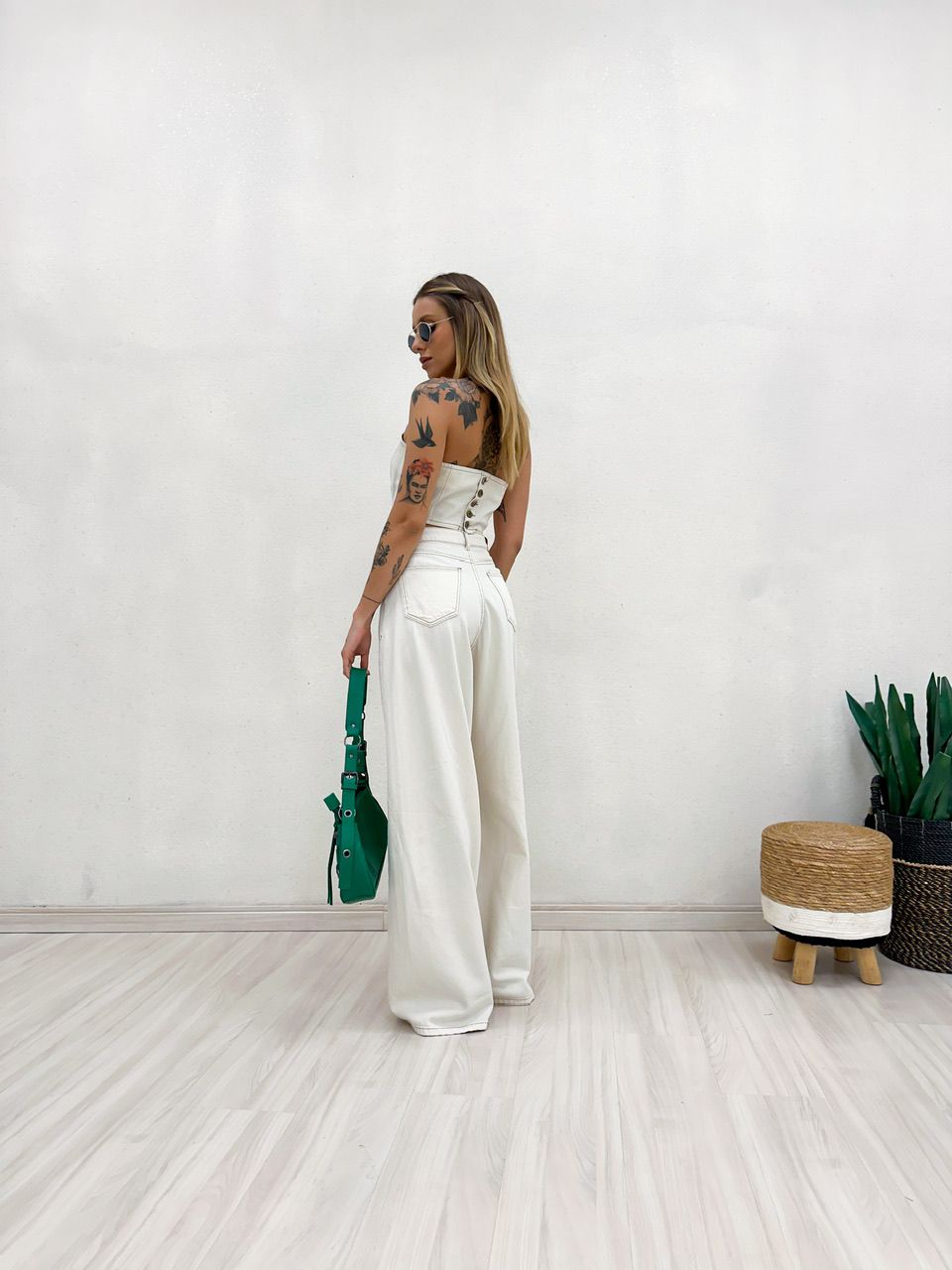 CALÇA LARISSA JEANS CRU