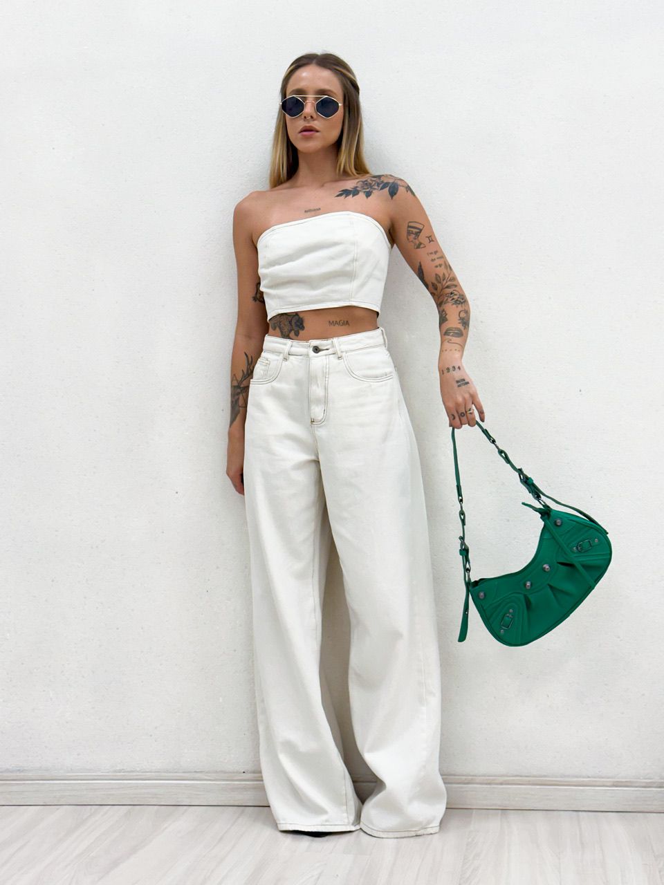 CALÇA LARISSA JEANS CRU