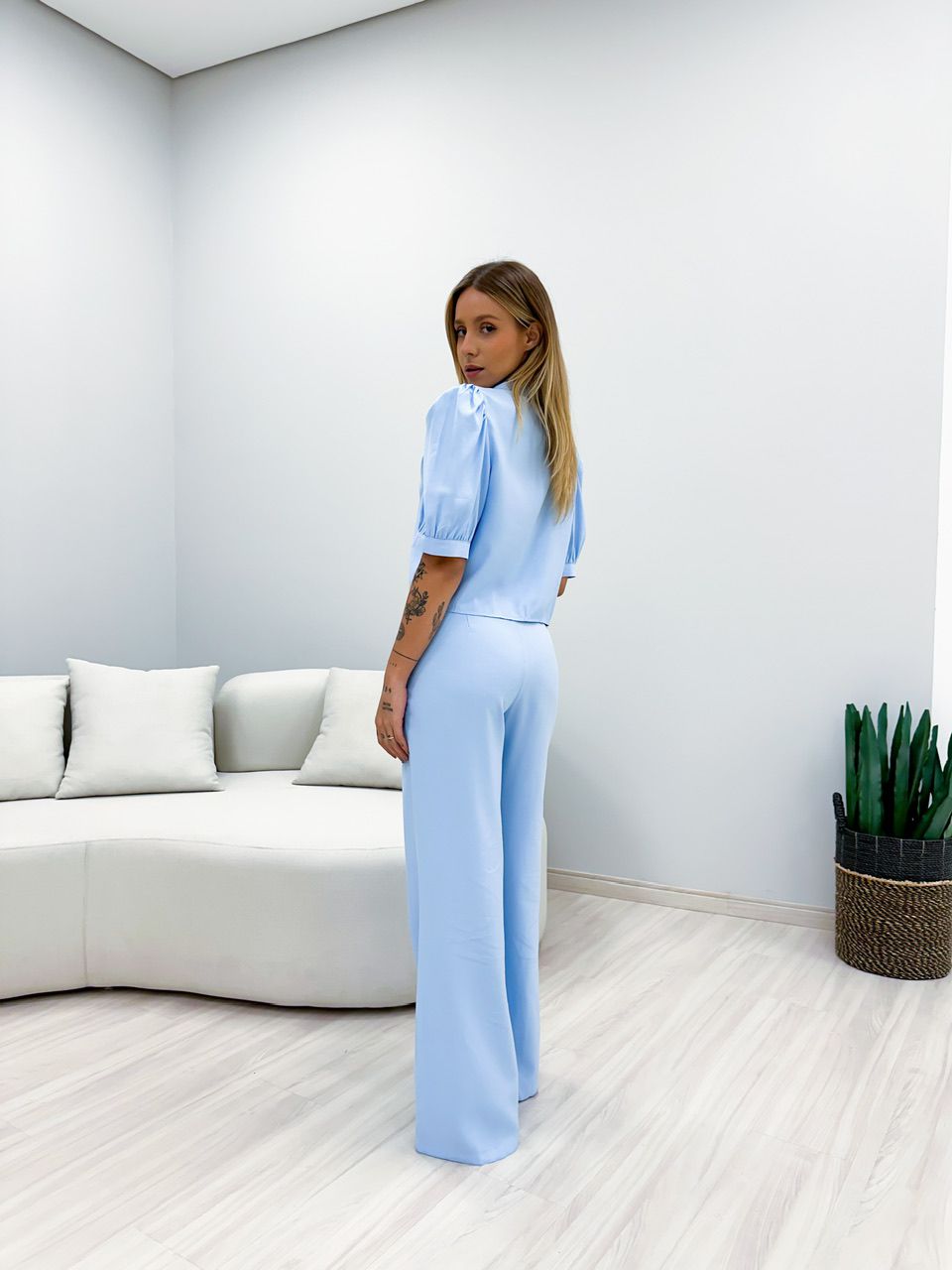 CONJUNTO JULIANA CALÇA AZUL