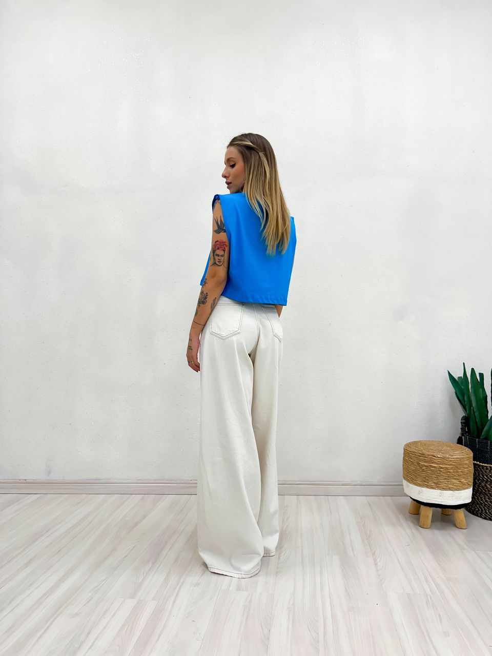 CROPPED BEST ALWAYS AZUL