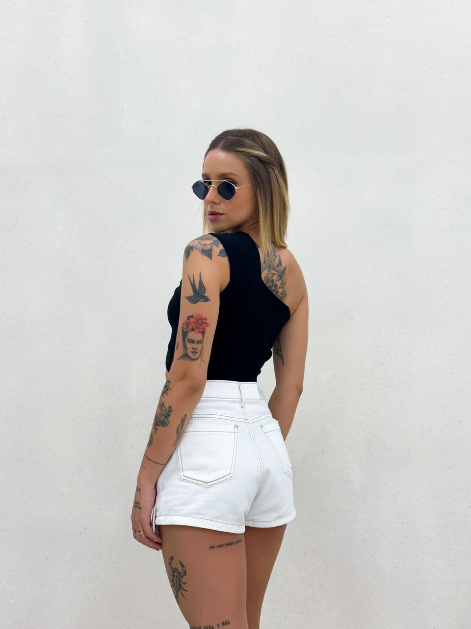 CROPPED CLARA TRICOT PRETO