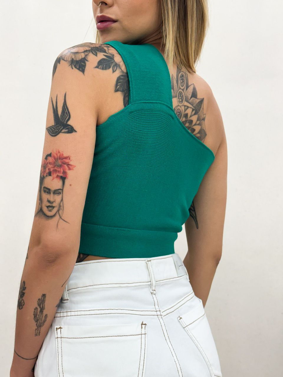 CROPPED CLARA TRICOT VERDE