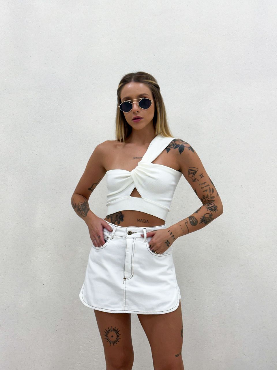 SHORT SAIA JEANS CRU