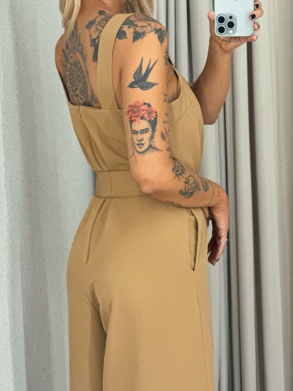 MACACÃO MAIARA FAIXA Nude
