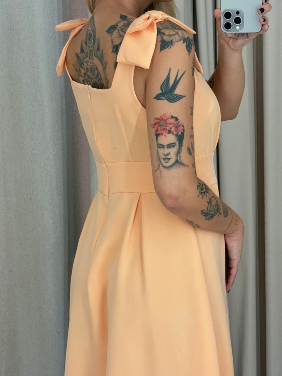 VESTIDO MARISA LAÇO LARANJA