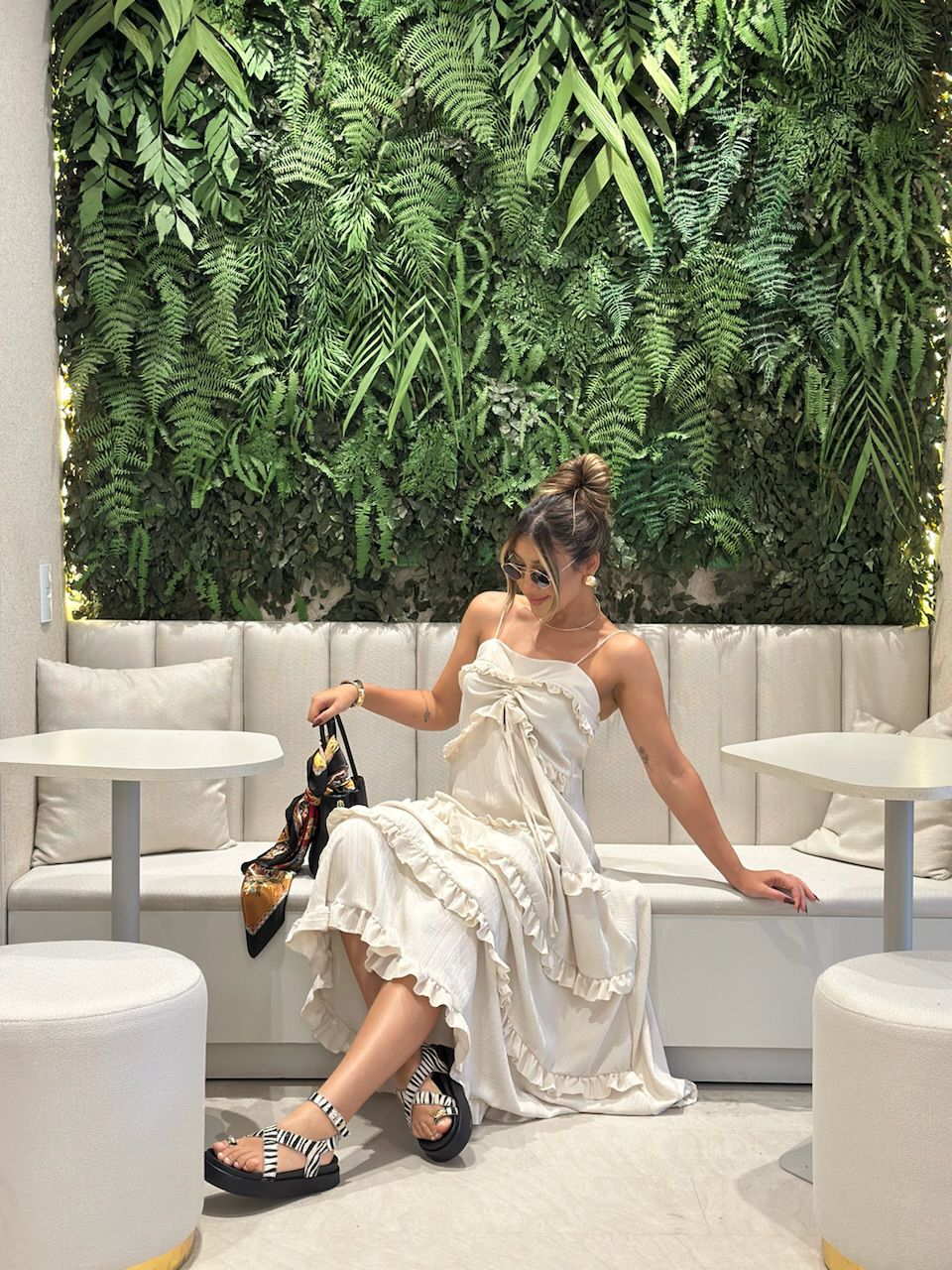 VESTIDO TRANCOSO CF BOHO Areia