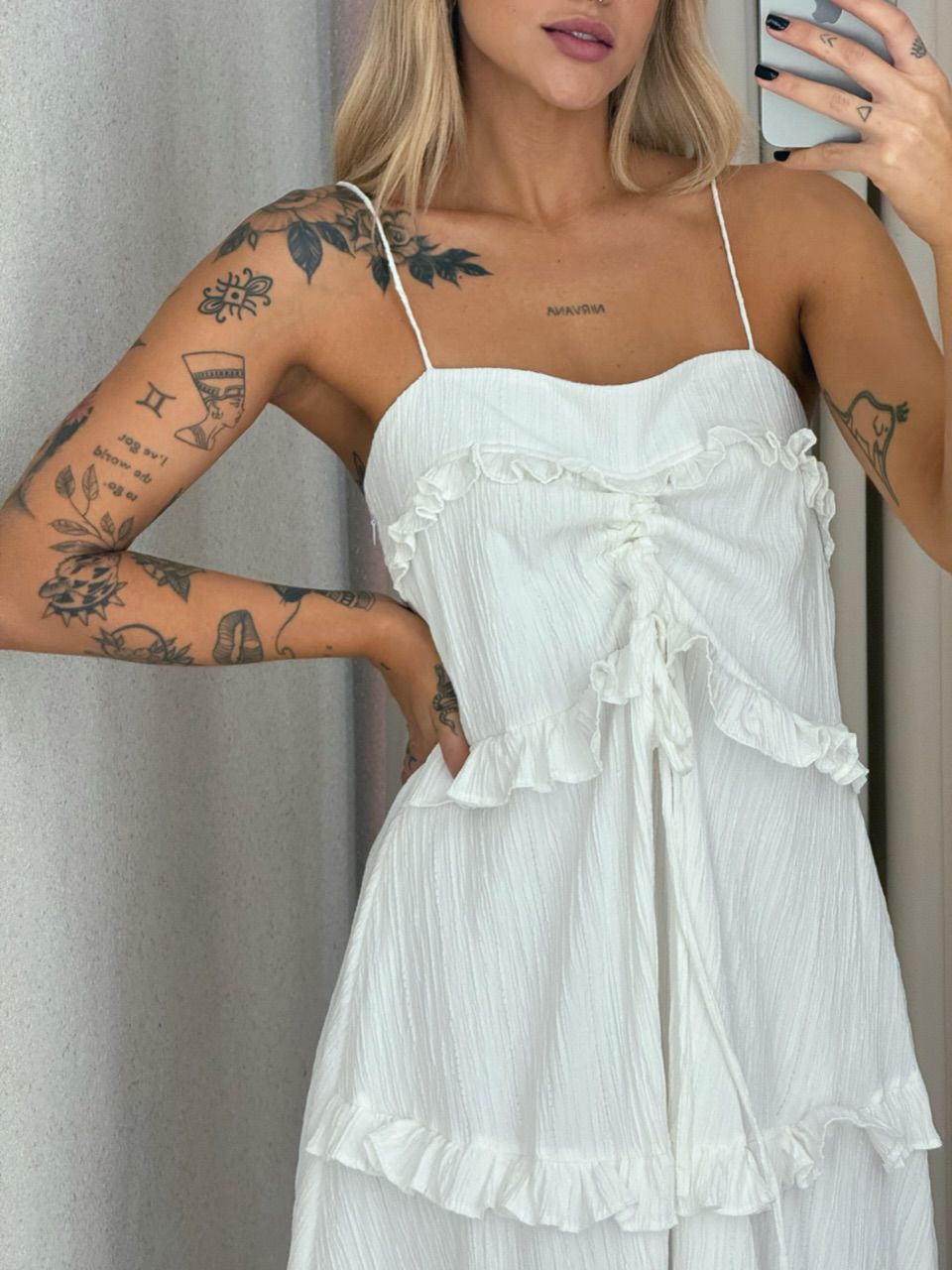 VESTIDO TRANCOSO CF BOHO Branco