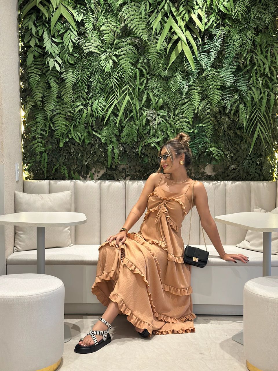 VESTIDO TRANCOSO CF BOHO Caramelo
