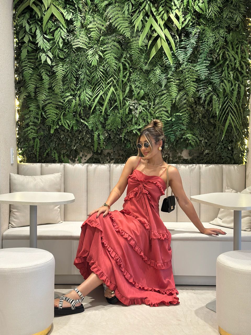 VESTIDO TRANCOSO CF BOHO Goiaba