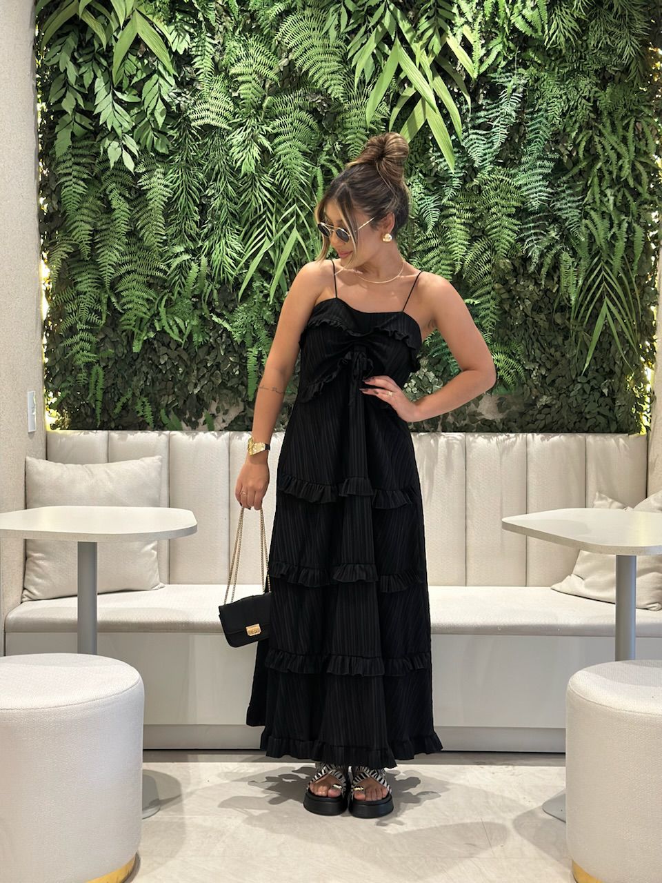 VESTIDO TRANCOSO CF BOHO preto