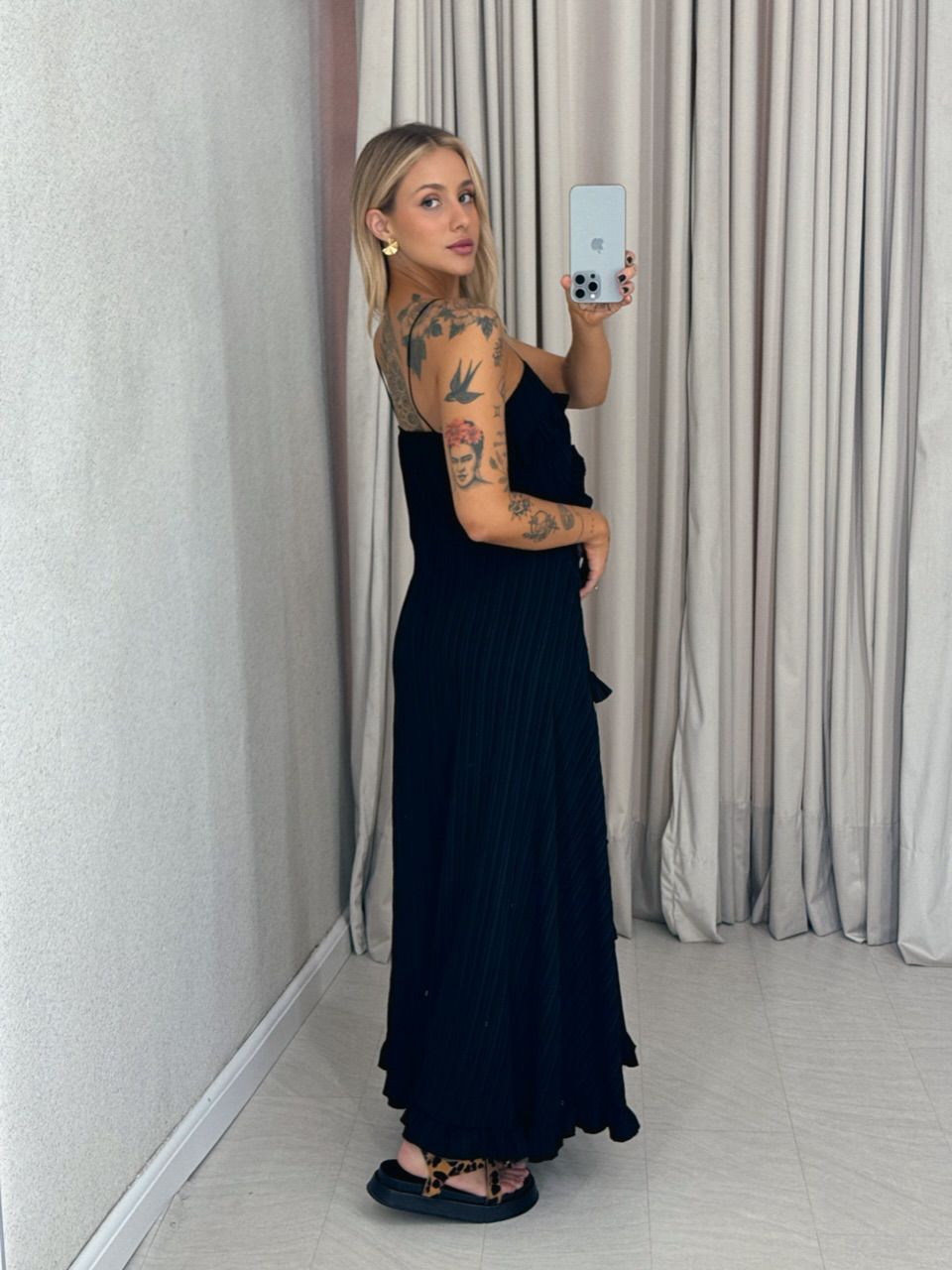 VESTIDO TRANCOSO CF BOHO preto