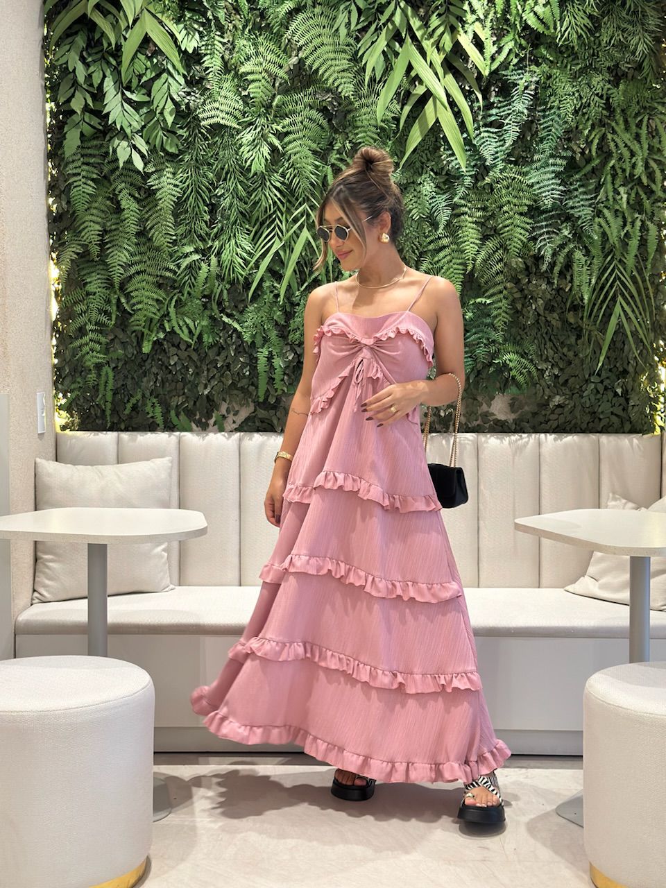 VESTIDO TRANCOSO CF BOHO Rosa