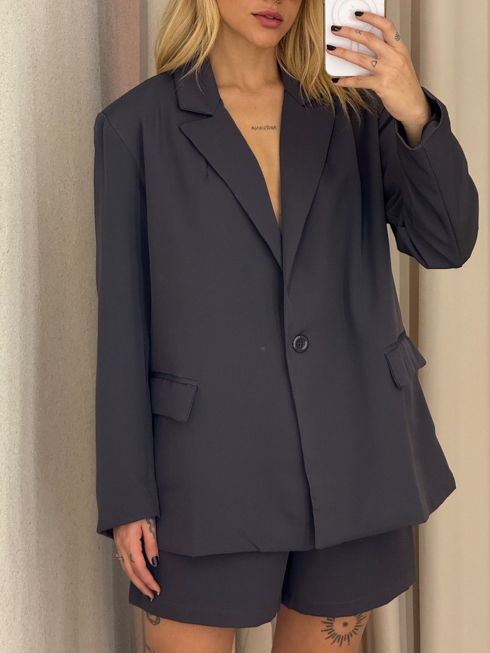 CONJUNTO SANDY BLAZER SHORT CHUMBO