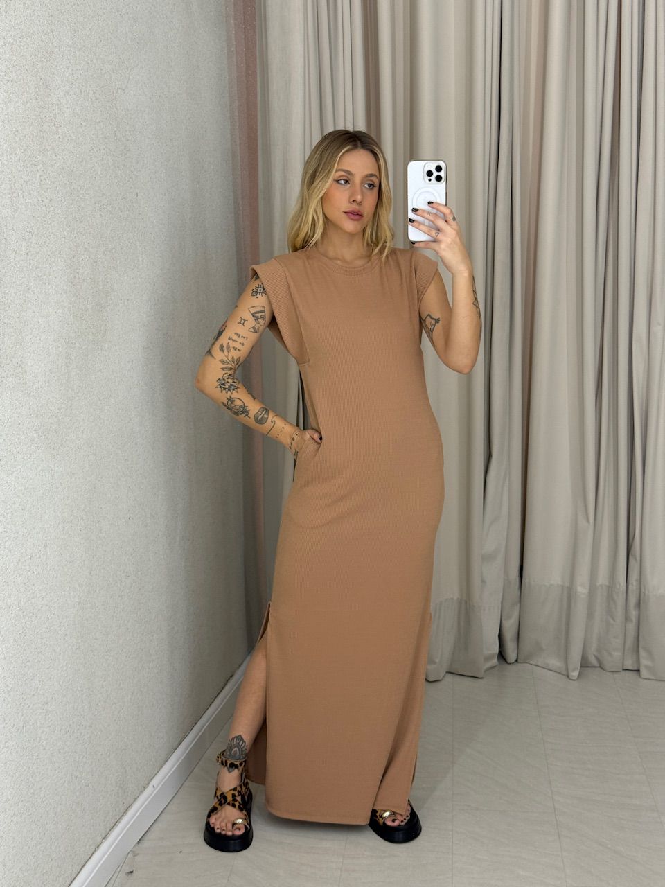 VESTIDO VERA MUSCLE NUDE