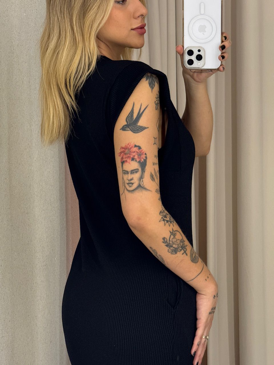 VESTIDO VERA MUSCLE PRETO