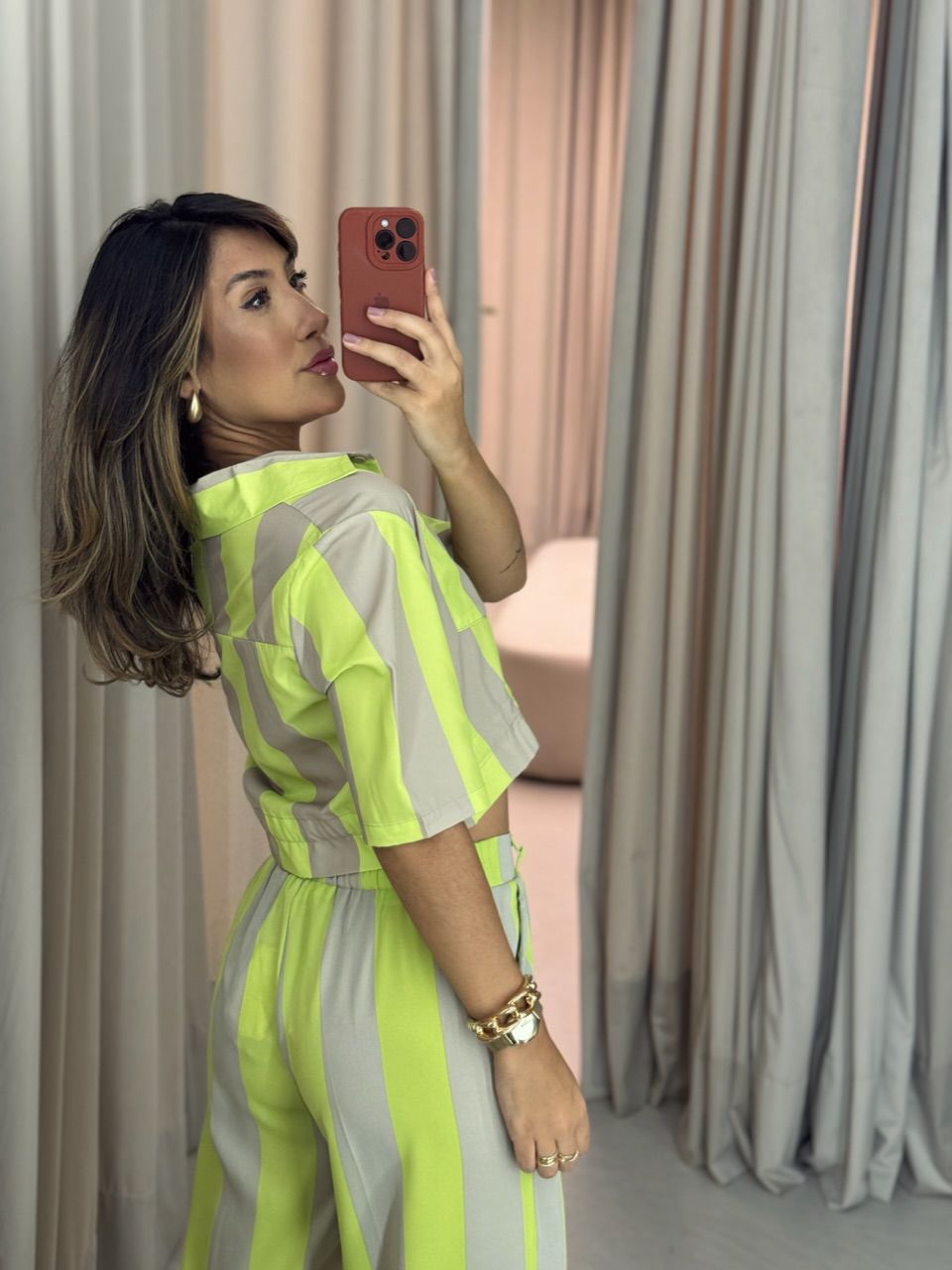 CROPPED RITA LISTRADO LIMA
