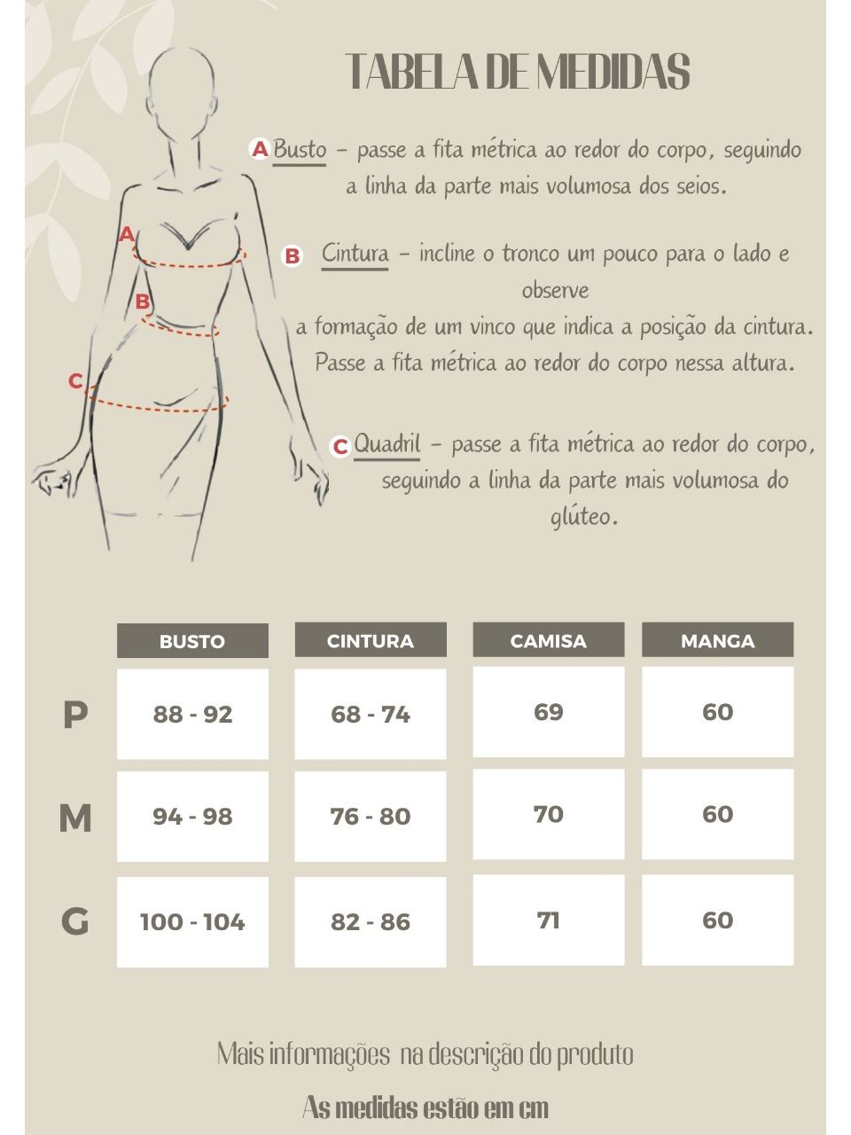 CAMISA PATRÍCIA LISTRADA NUDE