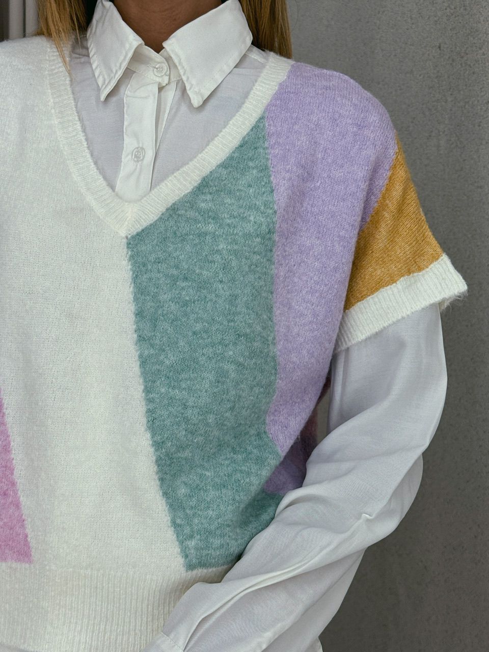 TRICOT MANGA CURTA OFF