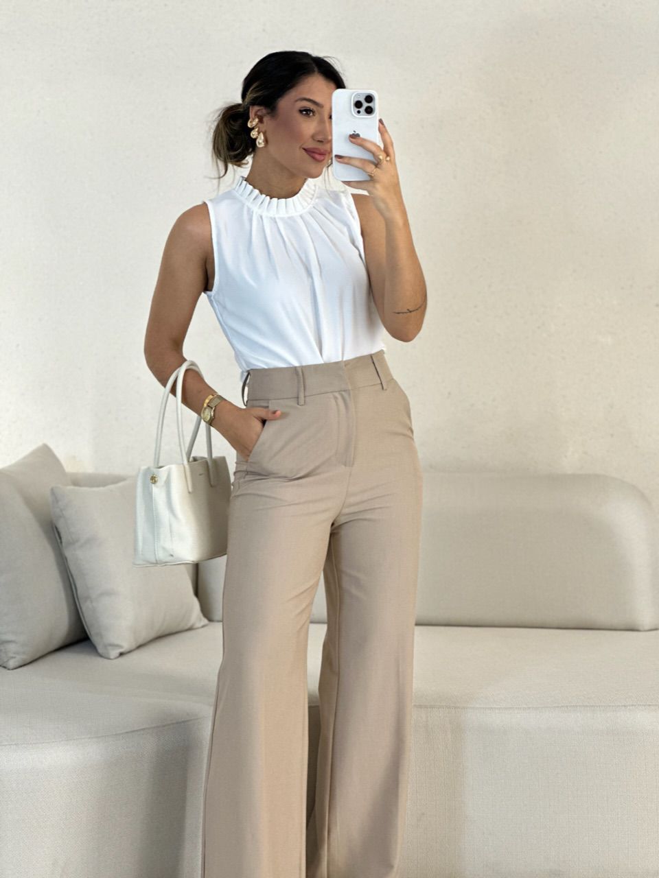 BLUSA LAVÍNIA GOLA DRAPEADA off