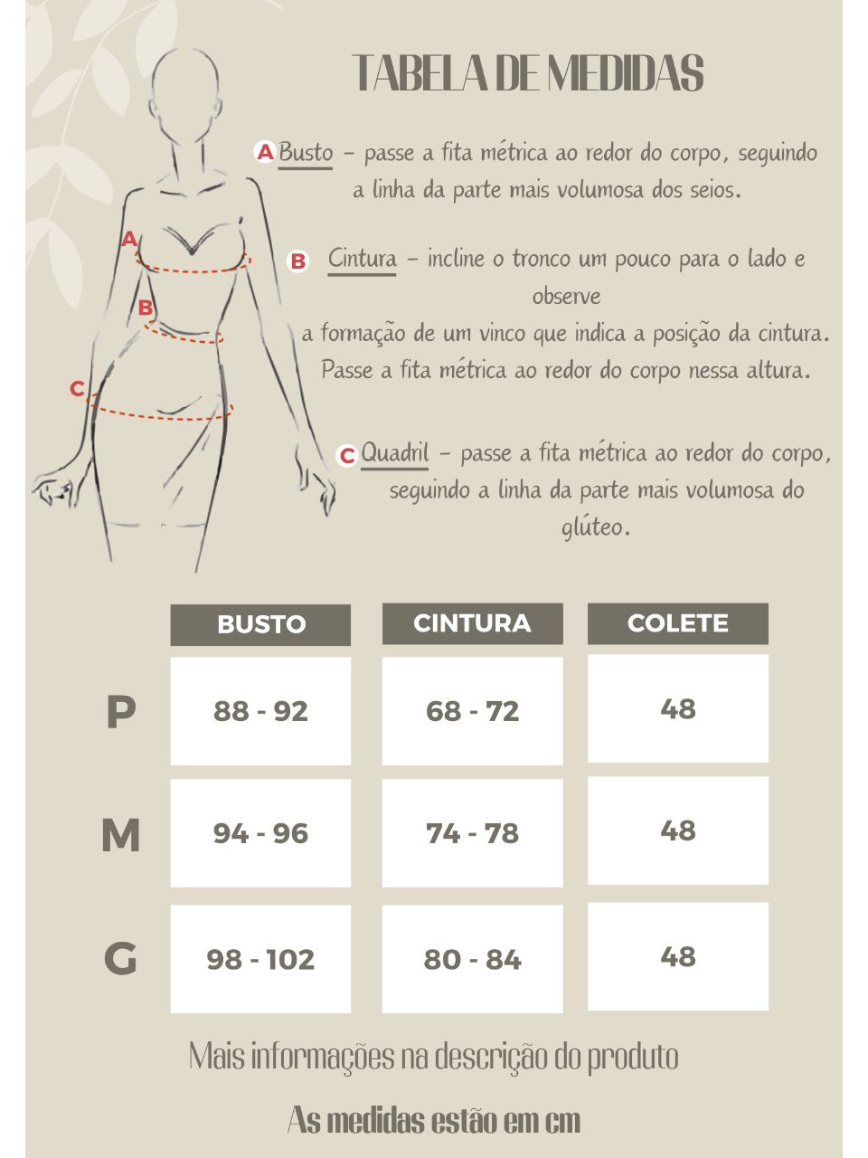 COLETE JEANS BORDADO NUDE