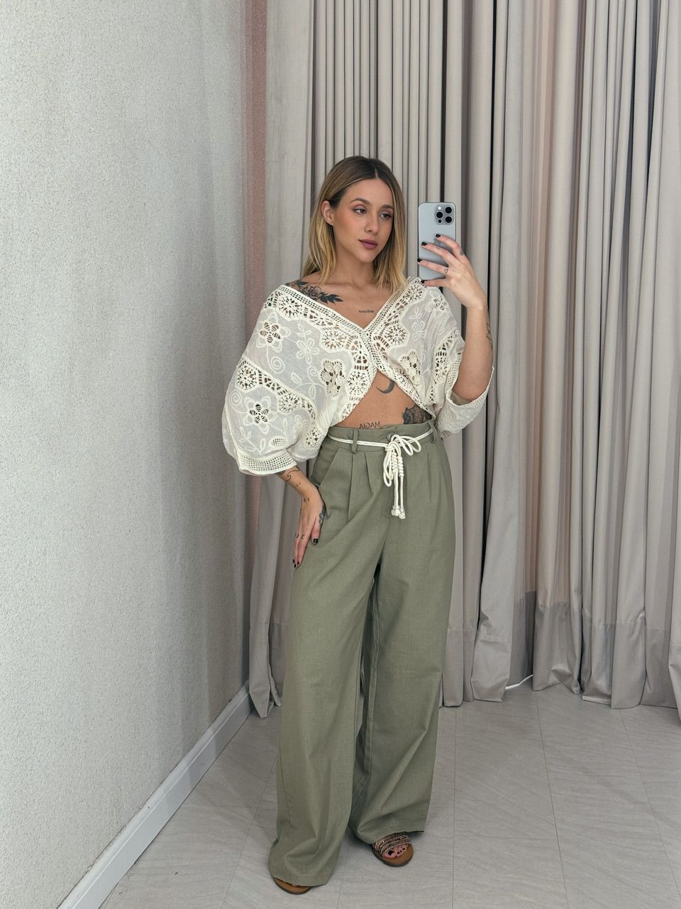 KIMONO MARIANA CROCHÊ CRU