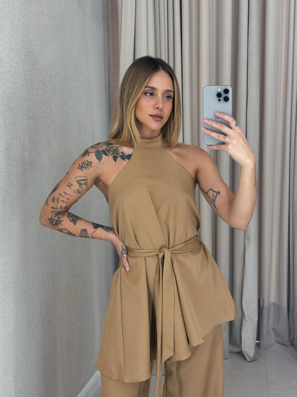 CONJUNTO SILVANA CALÇA NUDE