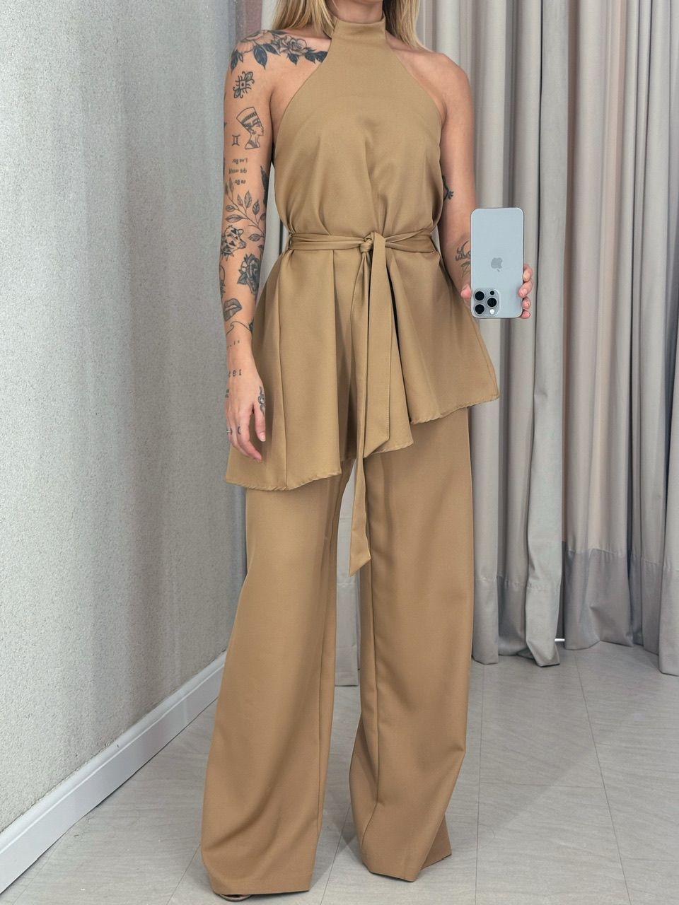 CONJUNTO SILVANA CALÇA NUDE