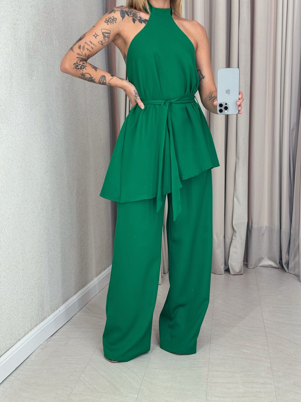 CONJUNTO SILVANA CALÇA VERDE