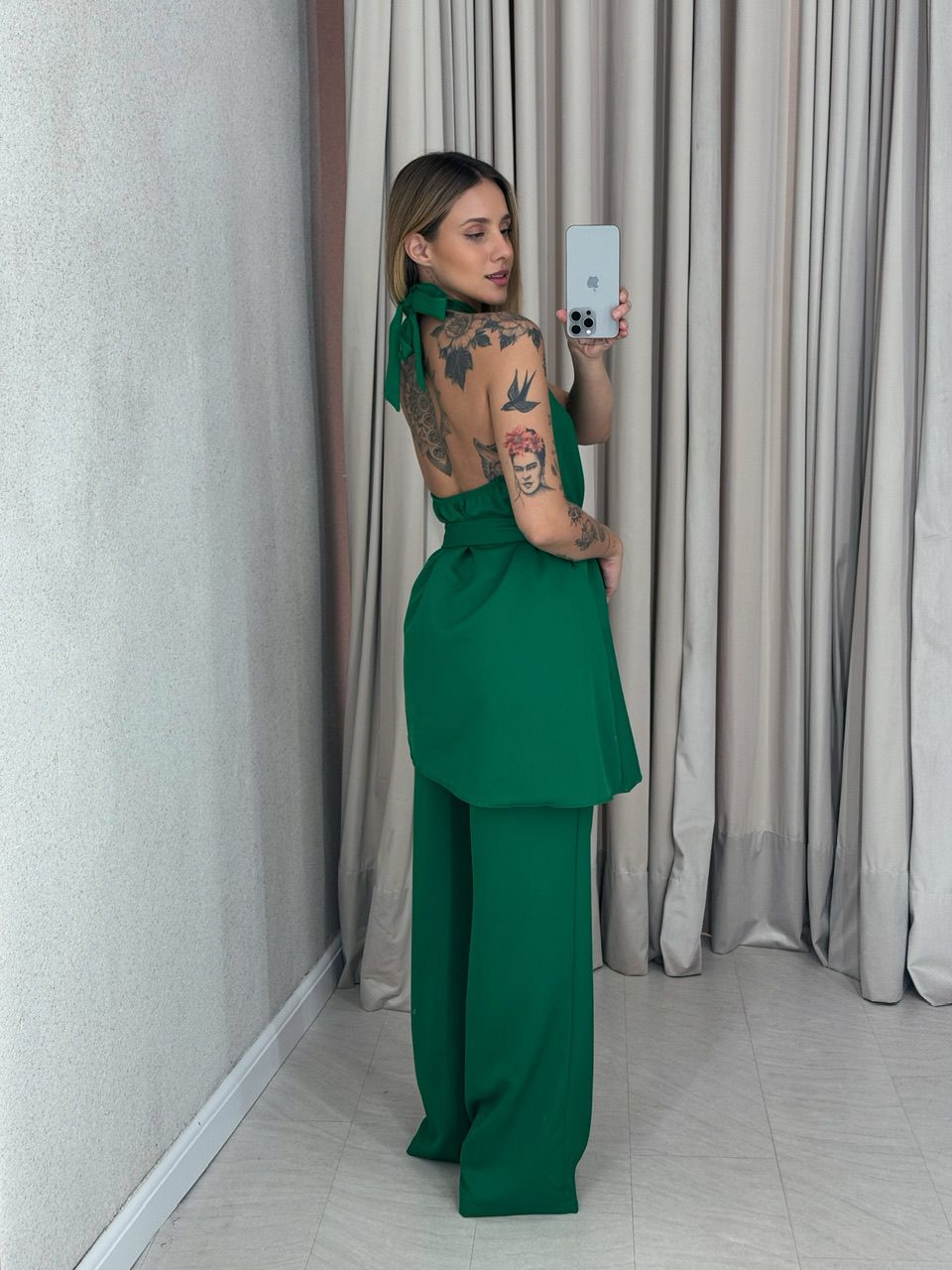 CONJUNTO SILVANA CALÇA VERDE