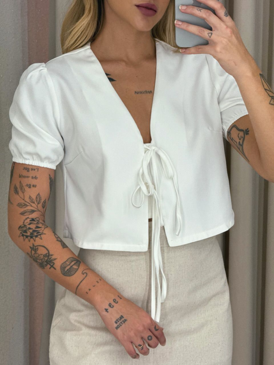 BLUSA NEUSA AMARRAÇÃO OFF